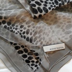 100% Silk Anne Klein Scarf